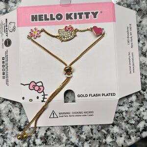 Gold flash plated / hello kitty / bracelet